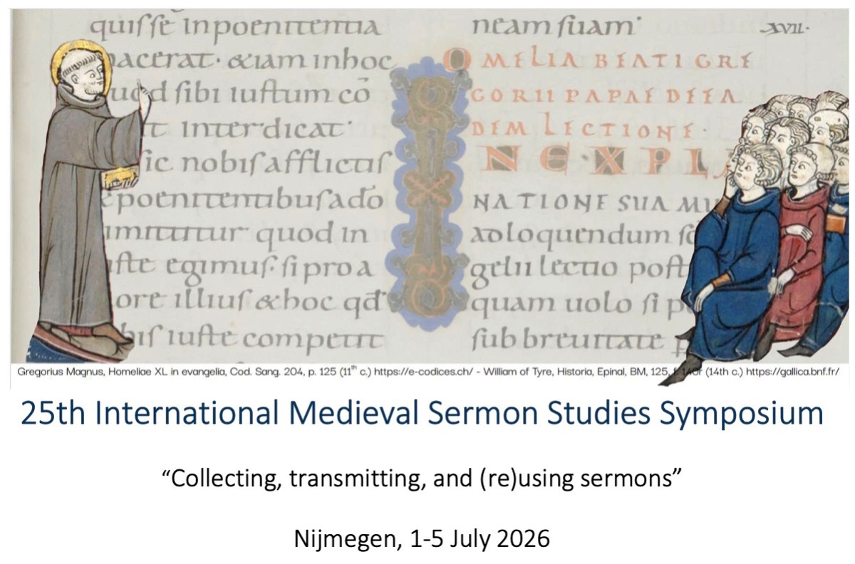 Teodora Sava at Sermon Studies Symposium in Nijmegen (1-5 July&nbsp;2026)