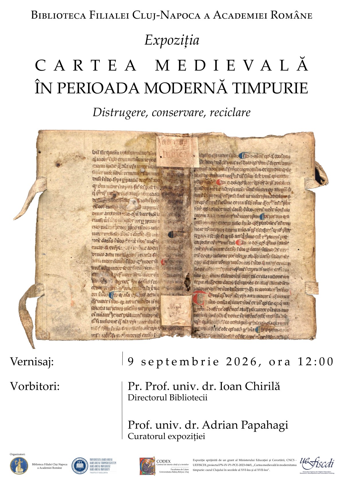 10 September: Exhibition Opening at the Academy Library in&nbsp;Cluj