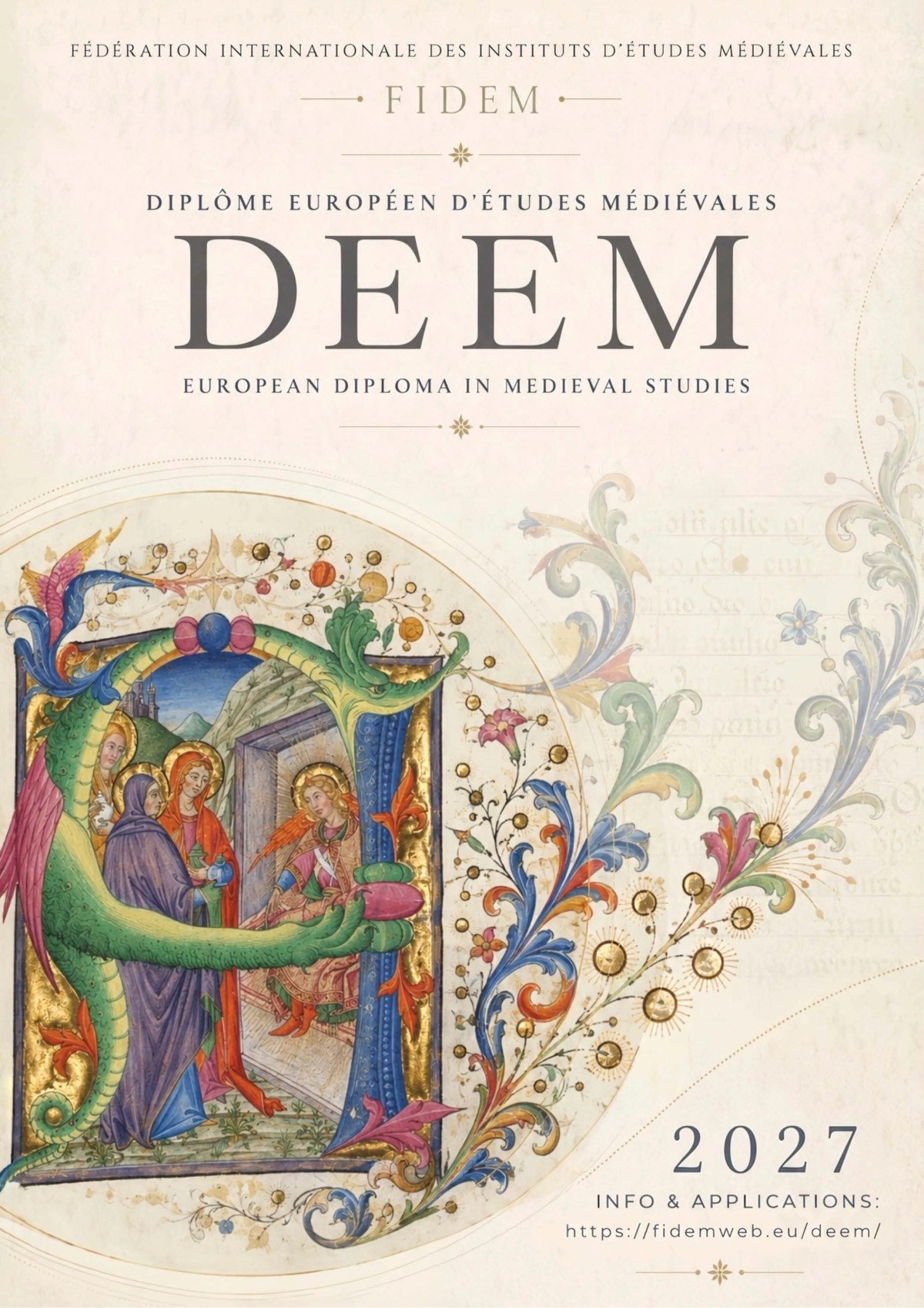 DEEM 2027: Apply before 1 December&nbsp;2026